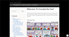 Desktop Screenshot of countedascast.org
