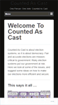 Mobile Screenshot of countedascast.org