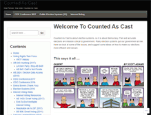 Tablet Screenshot of countedascast.org